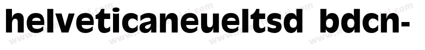 helveticaneueltsd bdcn字体转换